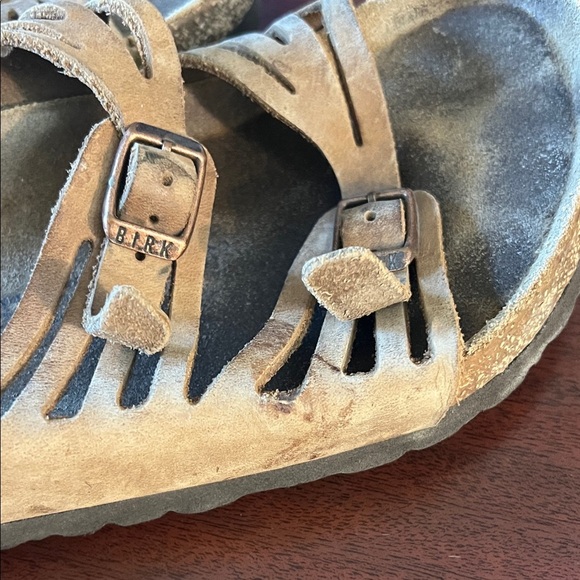 Birkenstock Tan Suede Sandals - Picture 3 of 7